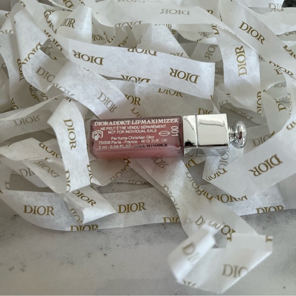 Dior Lovers Gift! Mini Dior Addict Lip Max 001 and Miss Dior Bath Bomb - NWT - Picture 3 of 12